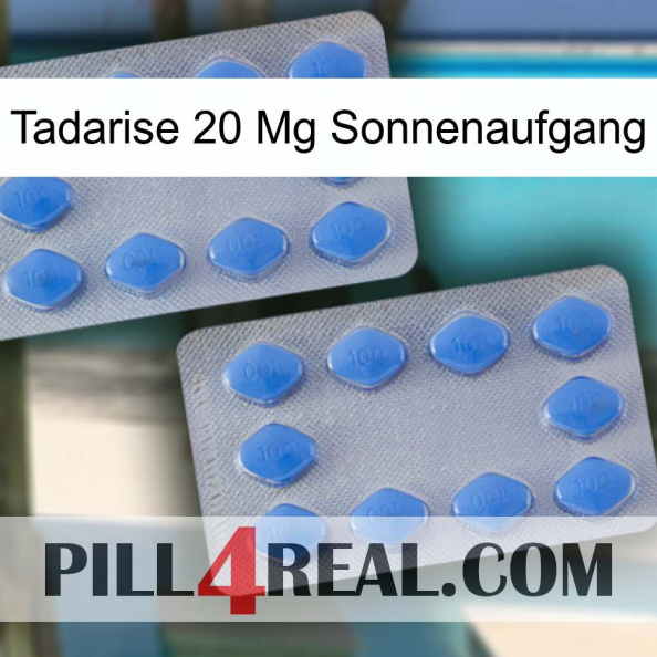 Tadarise 20 Mg Sunrise 20